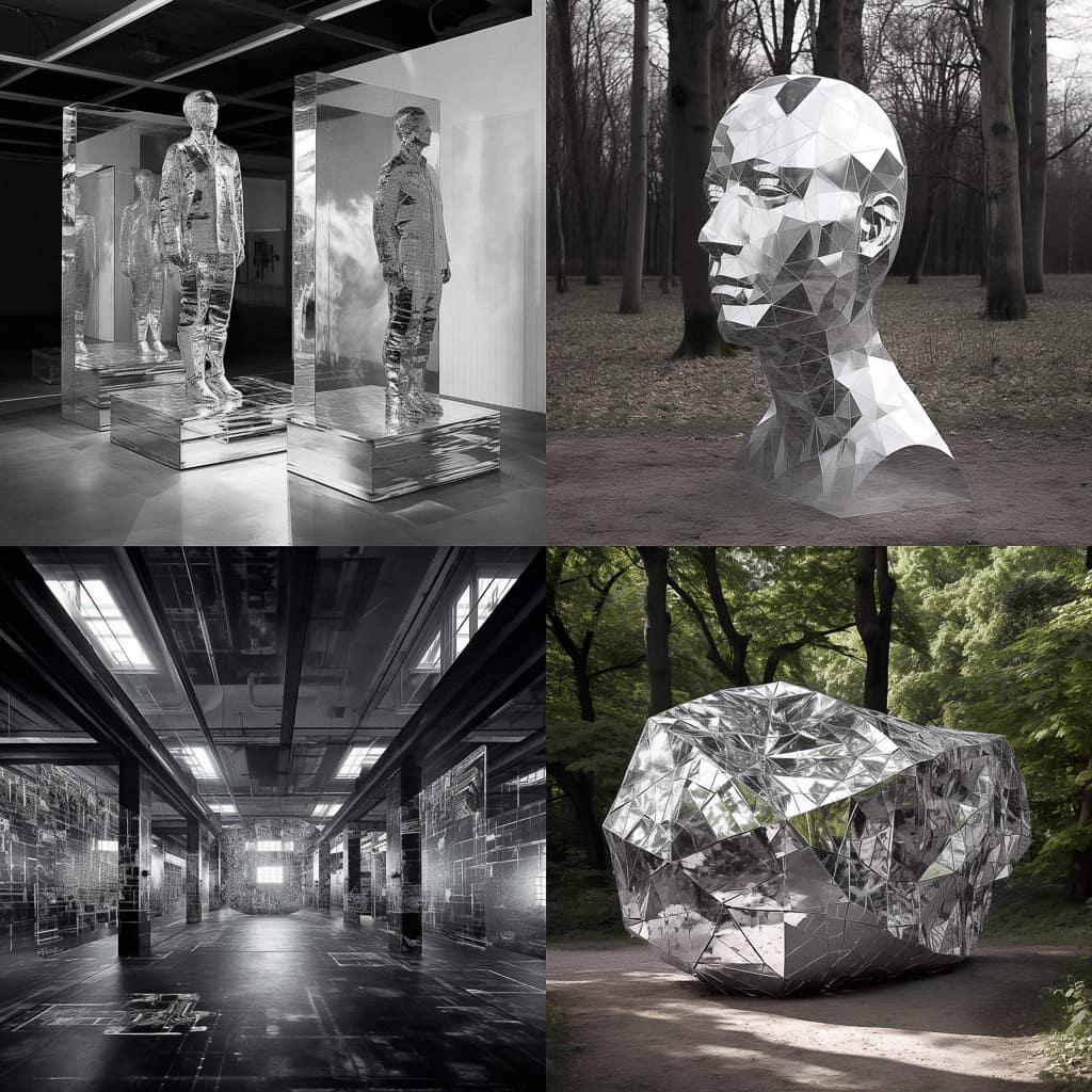 Johannes VanDerBeek style, Midjourney V5, render 1 of 4