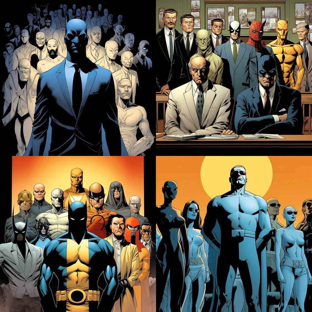 John Cassaday style, Midjourney V5, render 1 of 4