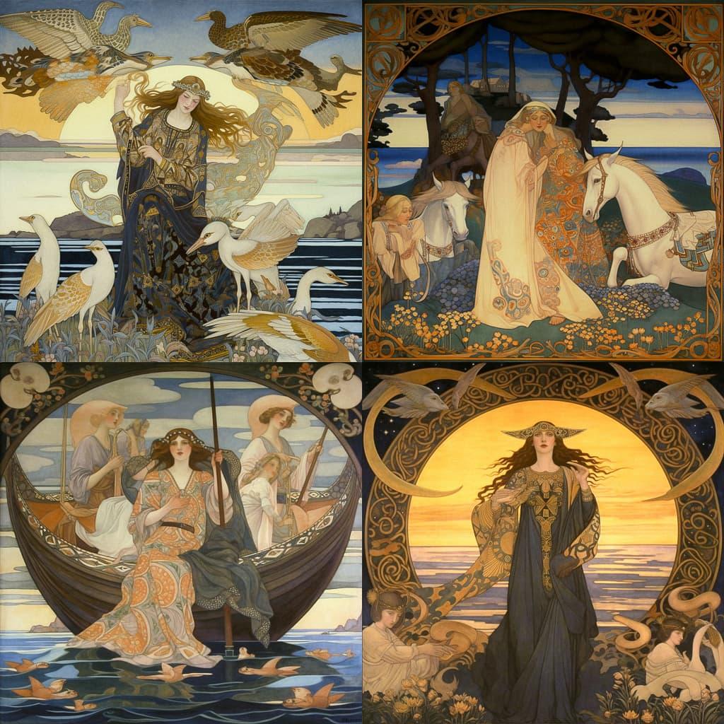 John Duncan style, Midjourney V5, render 1 of 4