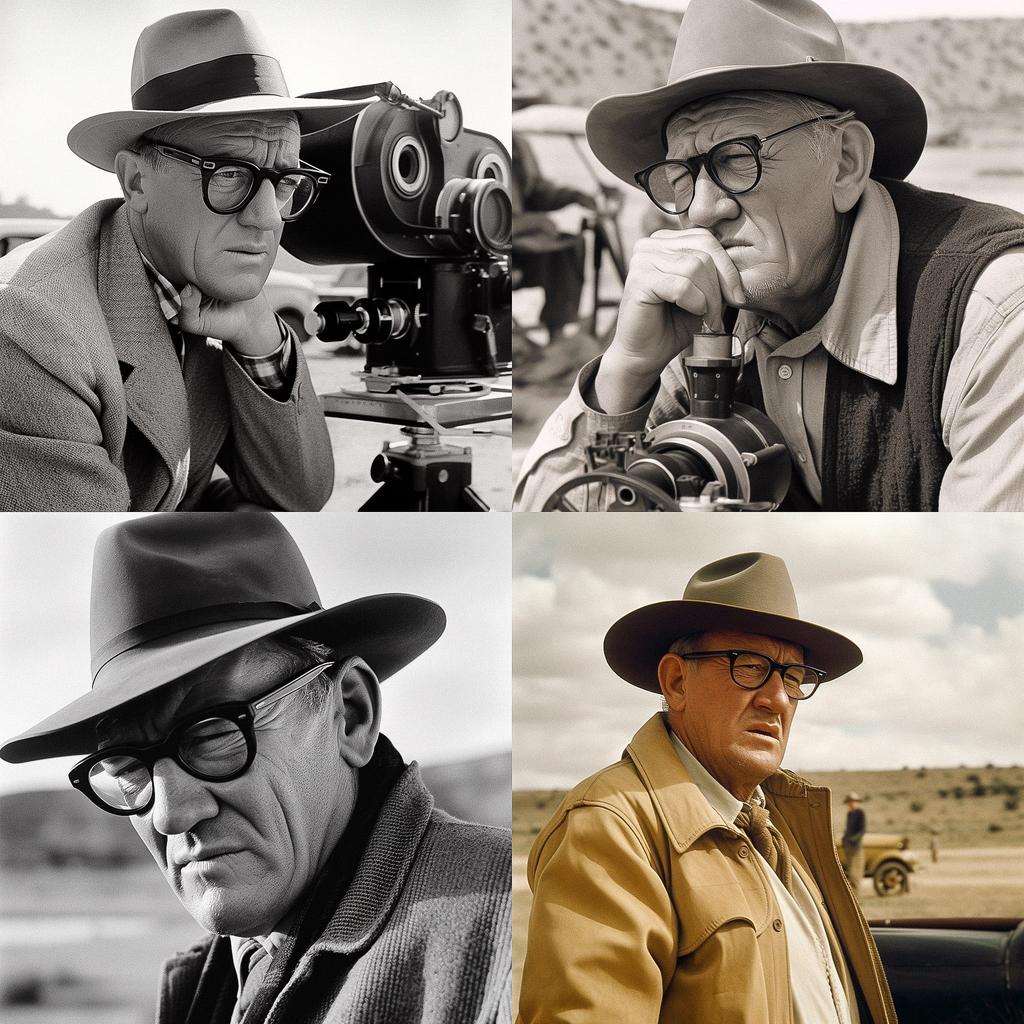John Ford style, Midjourney V5, render 1 of 4