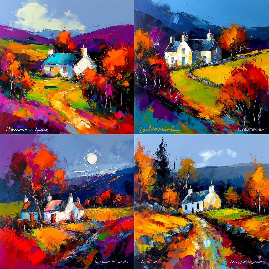 John Lowrie Morrison style, Midjourney V5, render 1 of 4