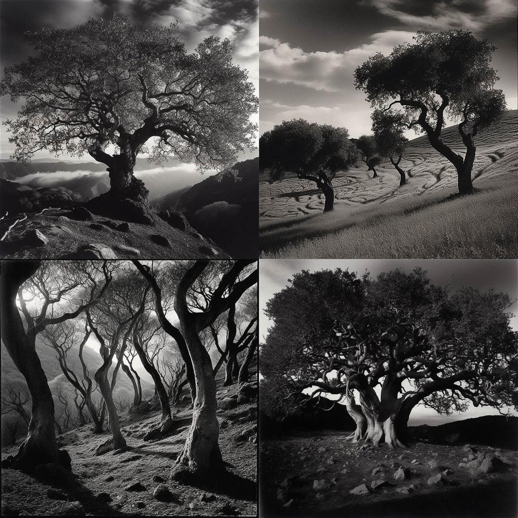 John Paul Caponigro style, Midjourney V5, render 1 of 4