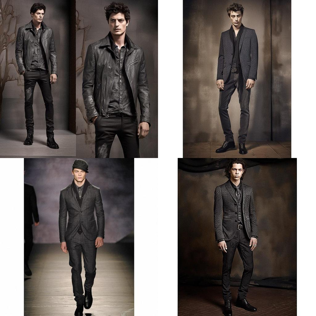 John Varvatos style, Midjourney V5, render 1 of 4