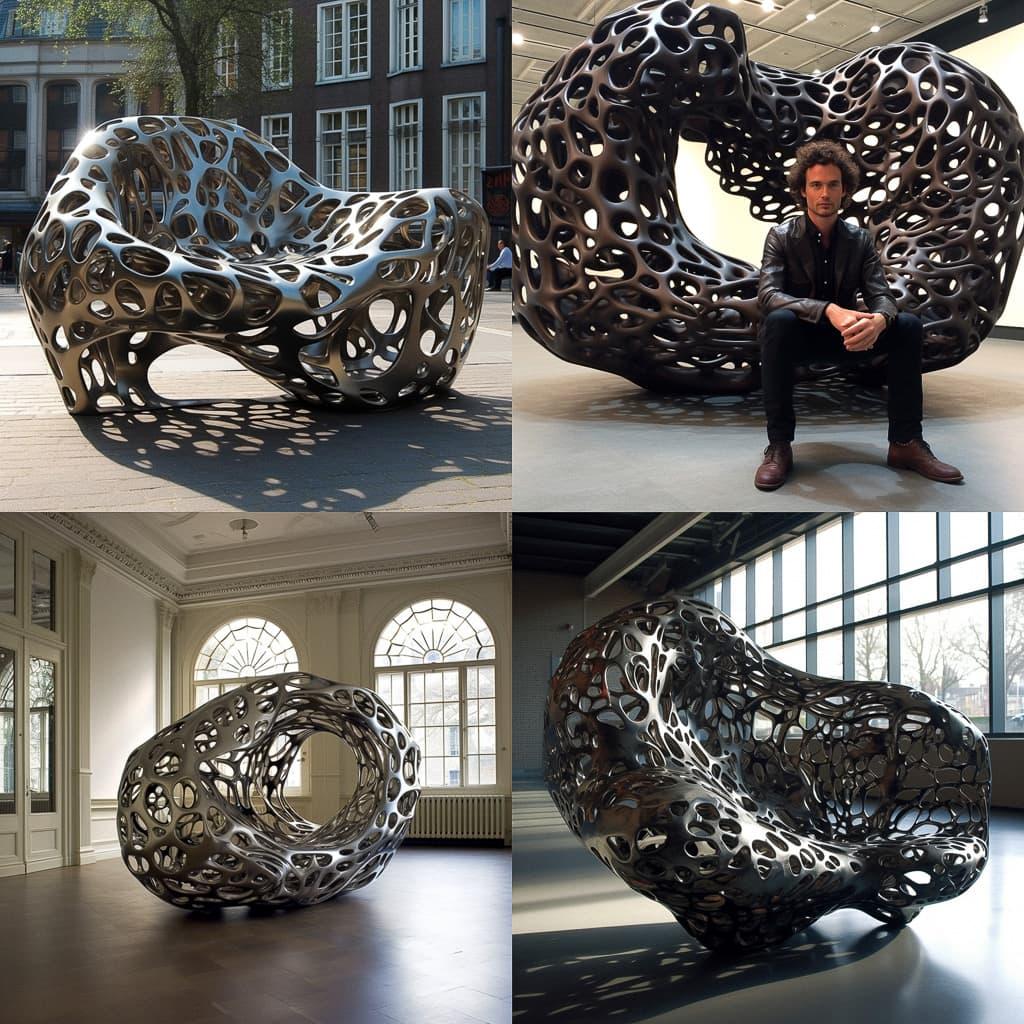 Joris Laarman style, Midjourney V5, render 1 of 4