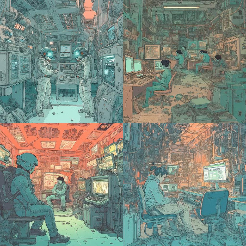 Josan Gonzalez style, Midjourney V5, render 1 of 4