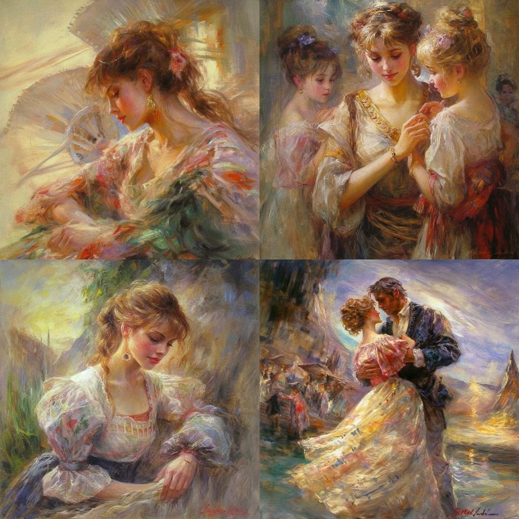 Jose Royo style, Midjourney V5, render 1 of 4