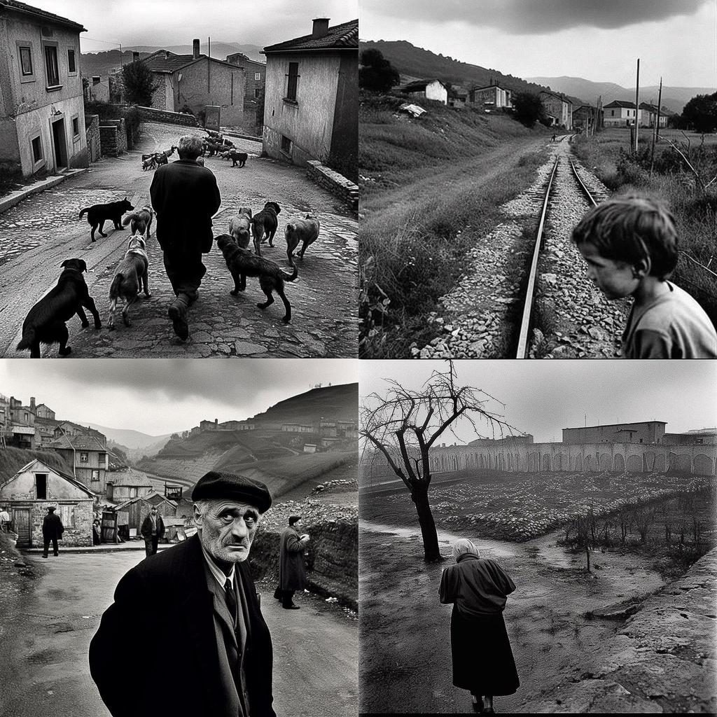 Josef Koudelka style, Midjourney V5, render 1 of 4
