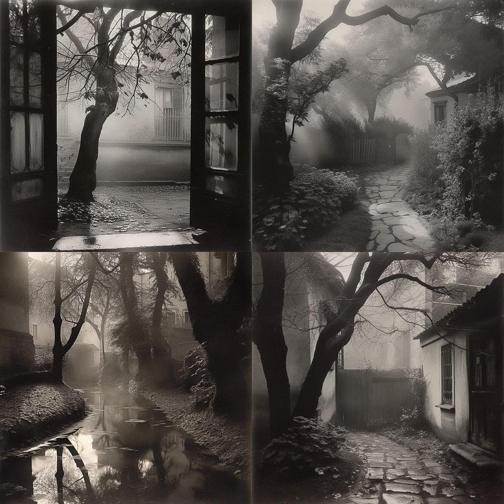Josef Sudek style, Midjourney V5, render 1 of 4