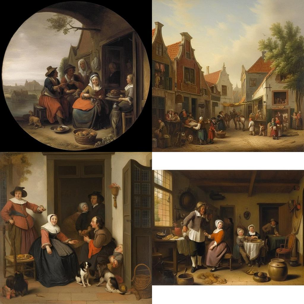Josephus Laurentius Dyckmans style, Midjourney V5, render 1 of 4