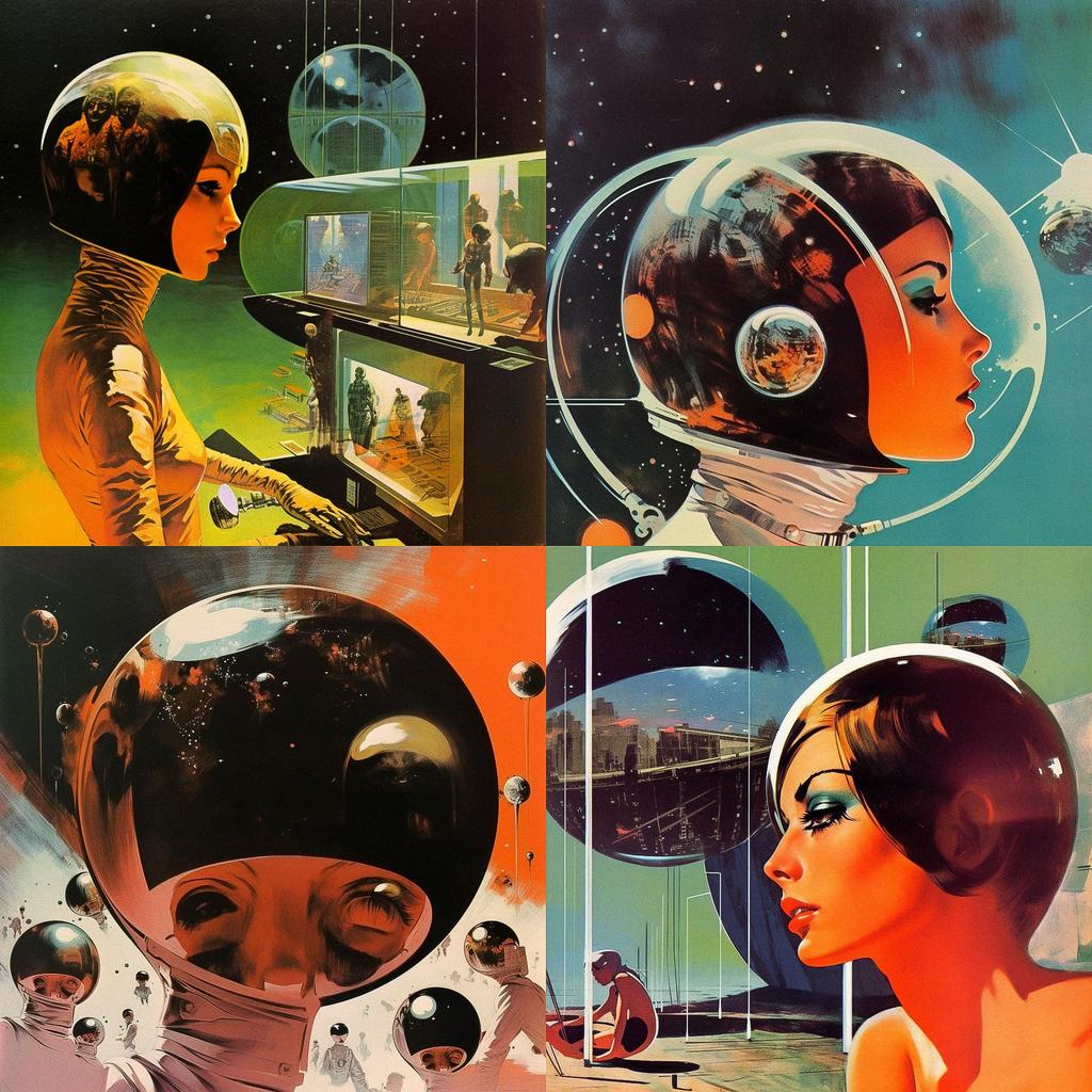 Karel Thole style, Midjourney V5, render 1 of 4