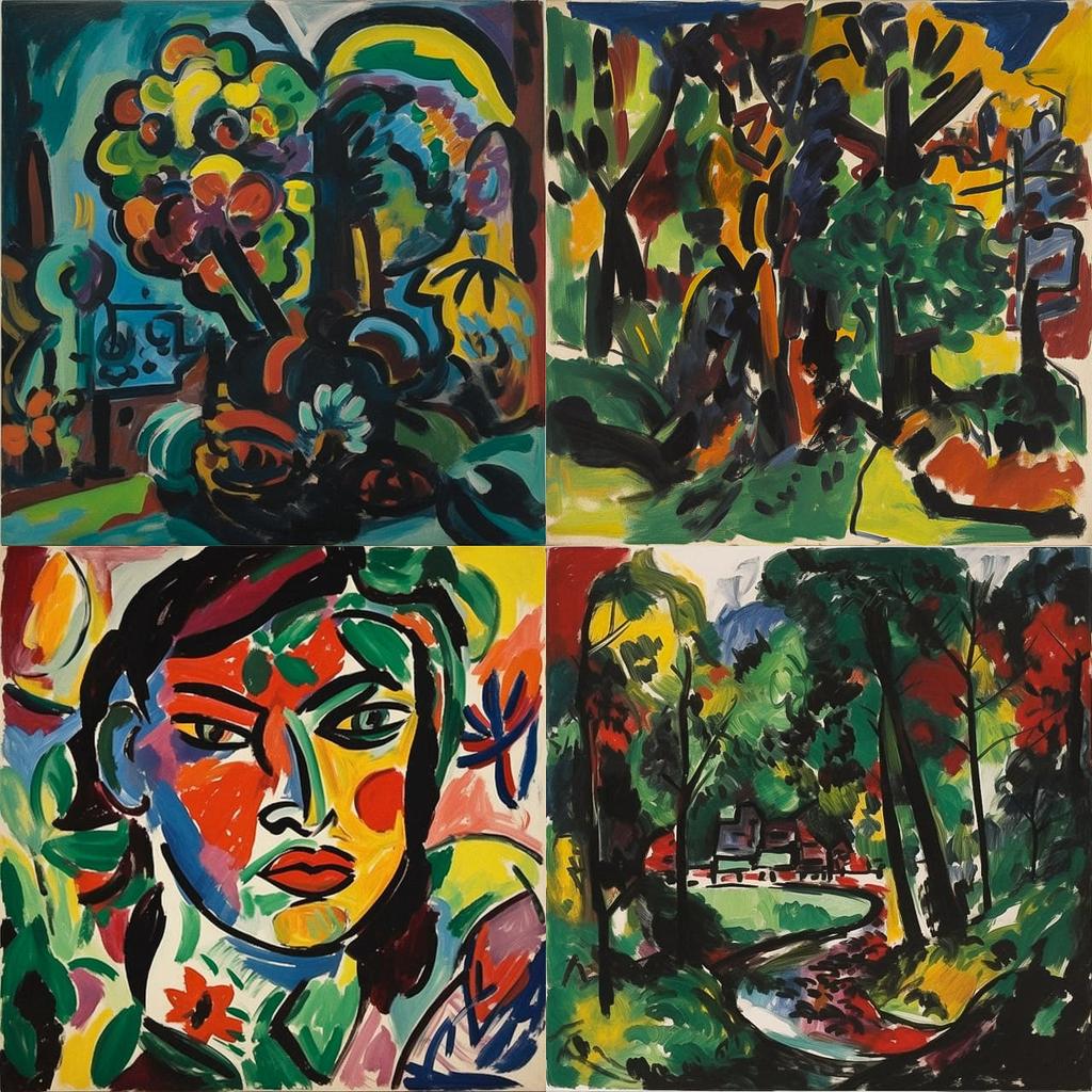 Karl Schmidt-Rottluff style, Midjourney V5, render 1 of 4