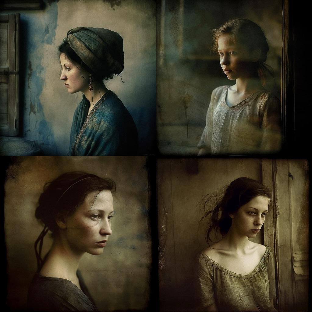 Katia Chausheva style, Midjourney V5, render 1 of 4
