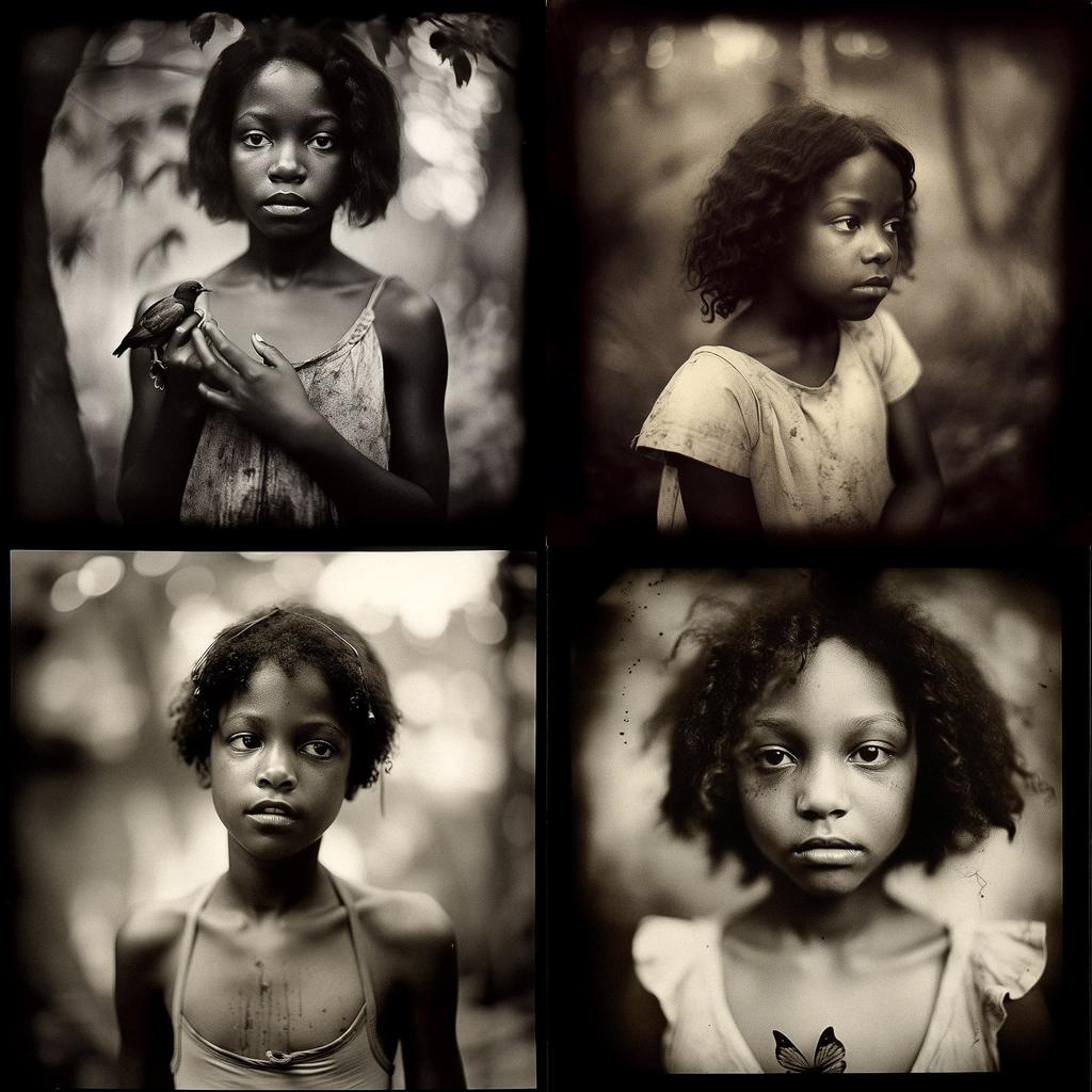 Keith Carter style, Midjourney V5, render 1 of 4