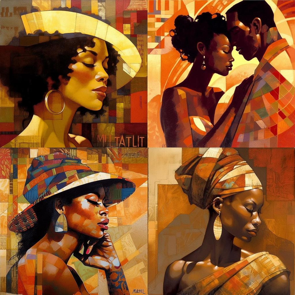 Keith Mallett style, Midjourney V5, render 1 of 4