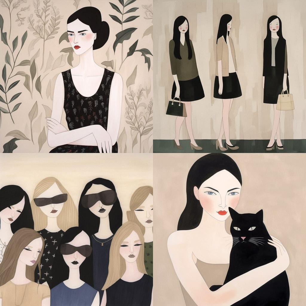 Kelly Beeman style, Midjourney V5, render 1 of 4