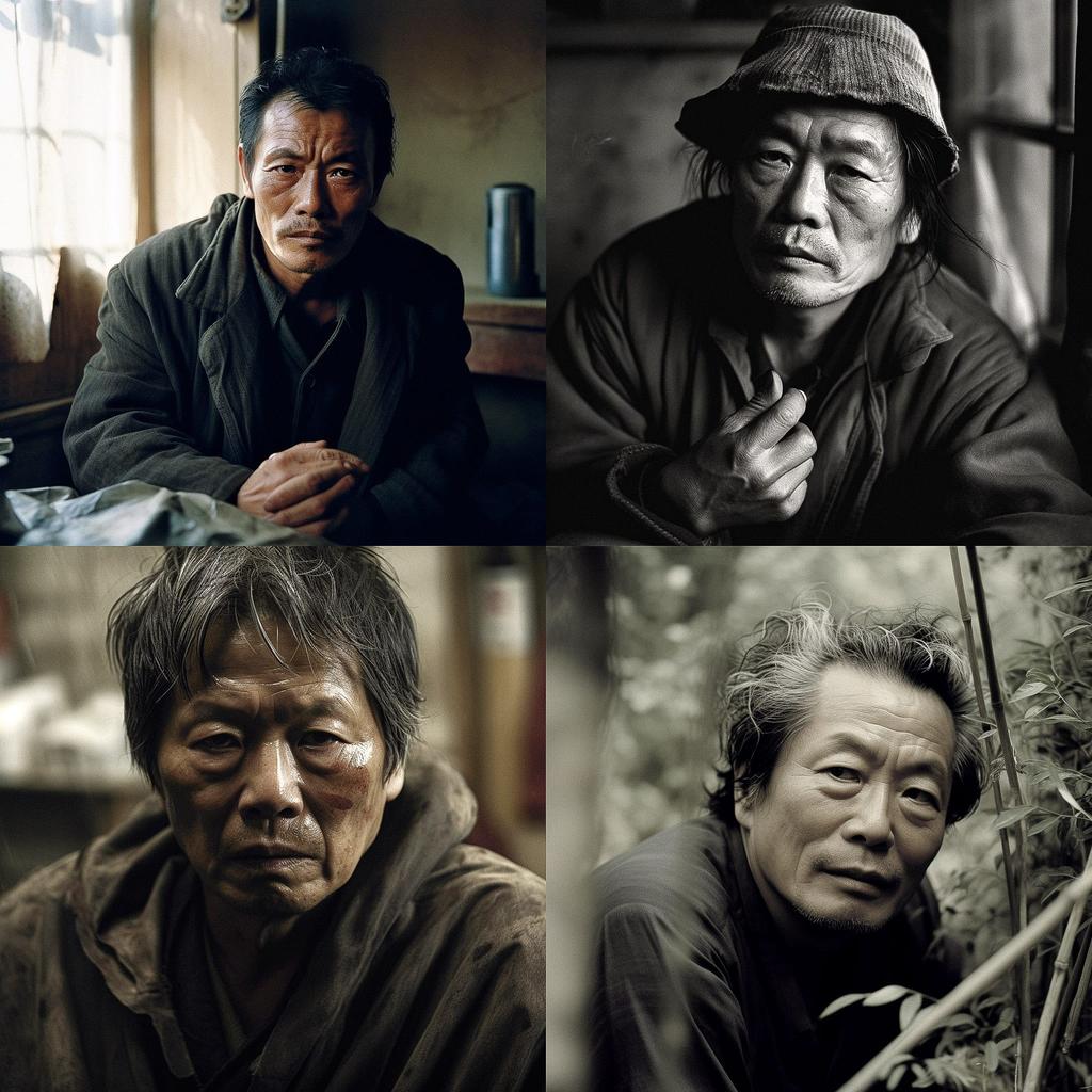 Kim Ki-Duk style, Midjourney V5, render 1 of 4