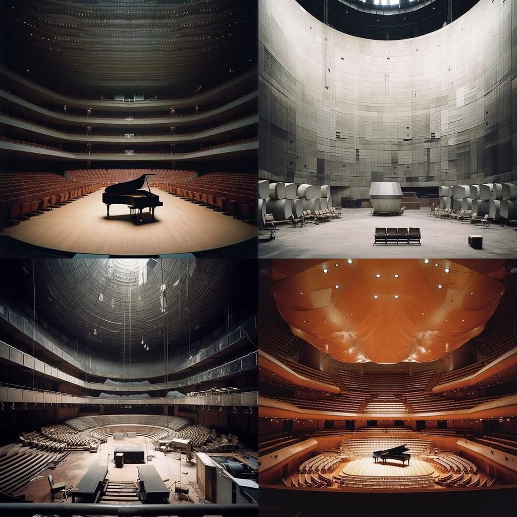 Klaus Frahm style, Midjourney V5, render 1 of 4