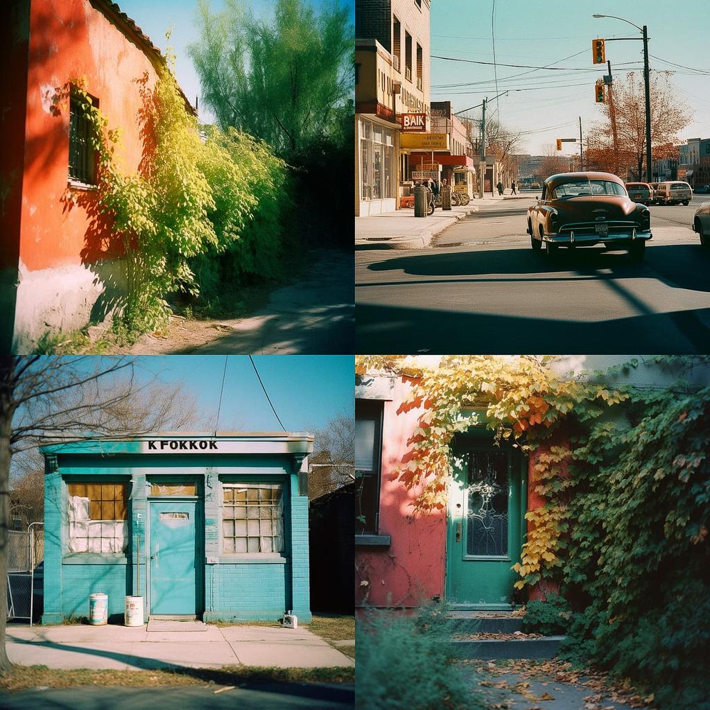 Kodak Ektachrome E100 style, Midjourney V5, render 1 of 4