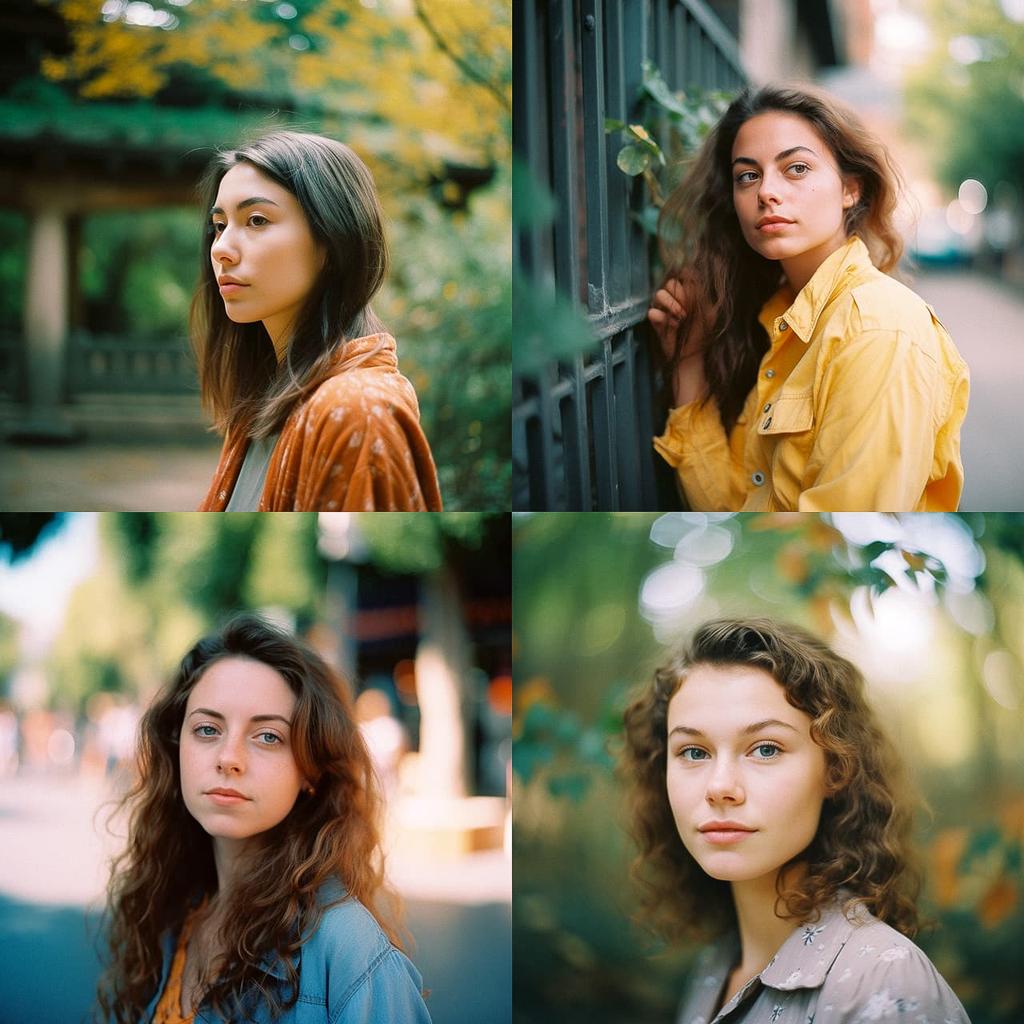 Kodak Portra 160 style, Midjourney V5, render 1 of 4