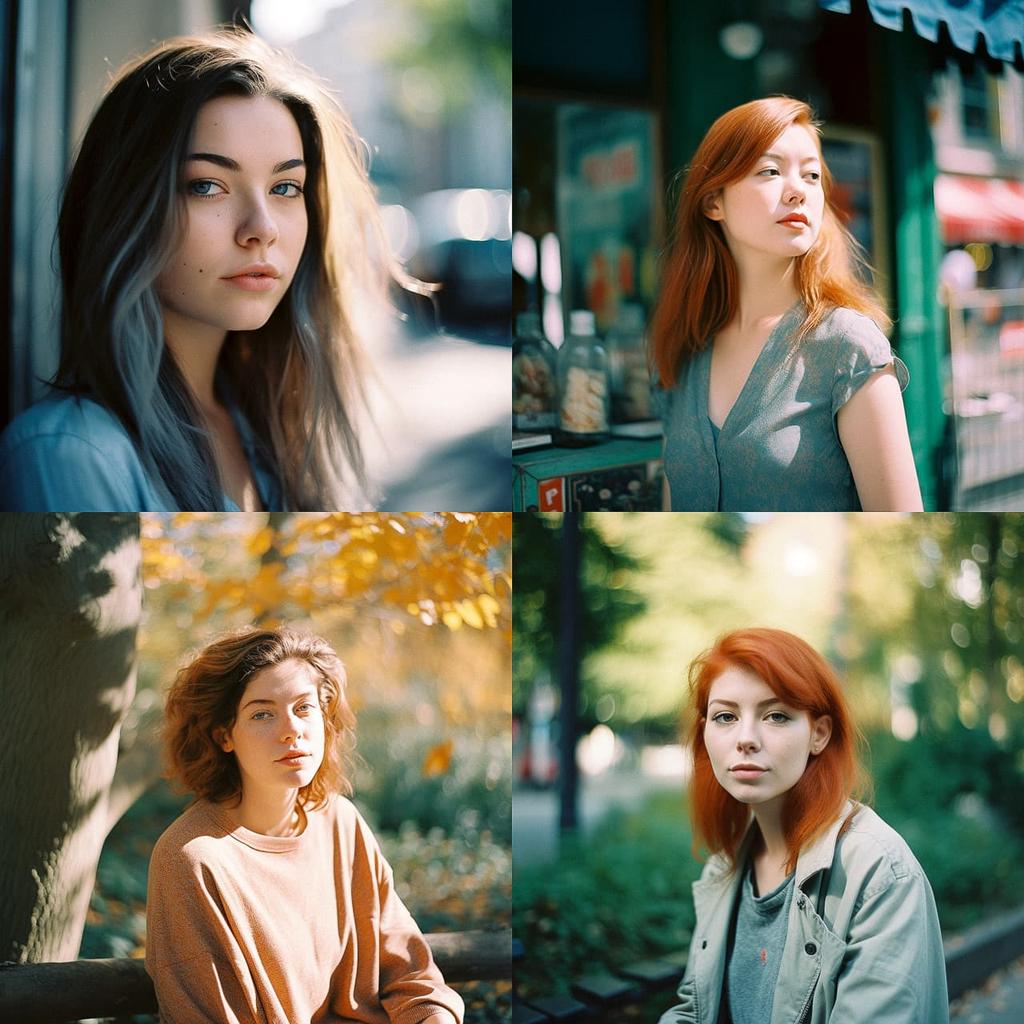 Kodak Portra 400 style, Midjourney V5, render 1 of 4