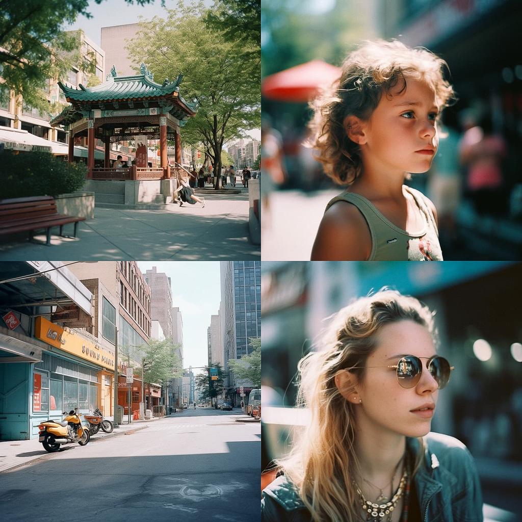 Kodak UltraMax 400 style, Midjourney V5, render 1 of 4