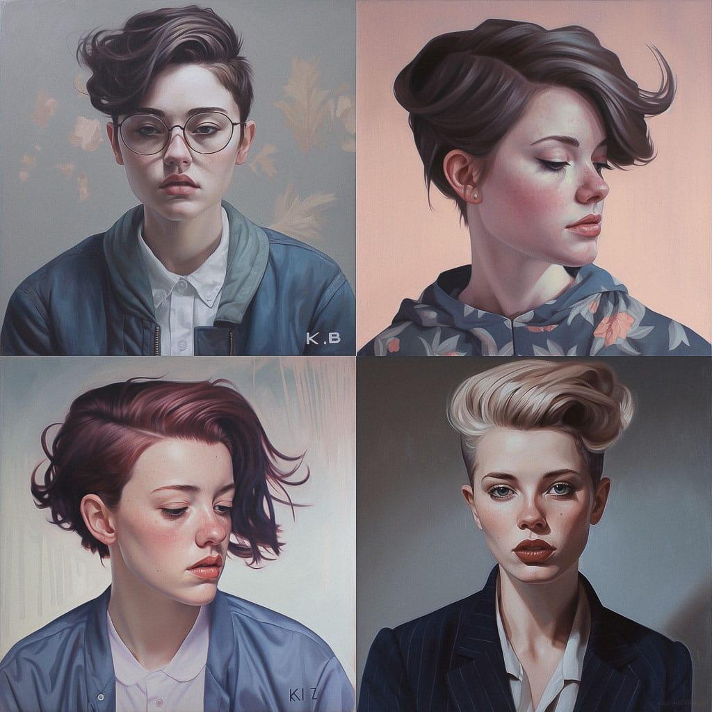 Kris Knight style, Midjourney V5, render 1 of 4