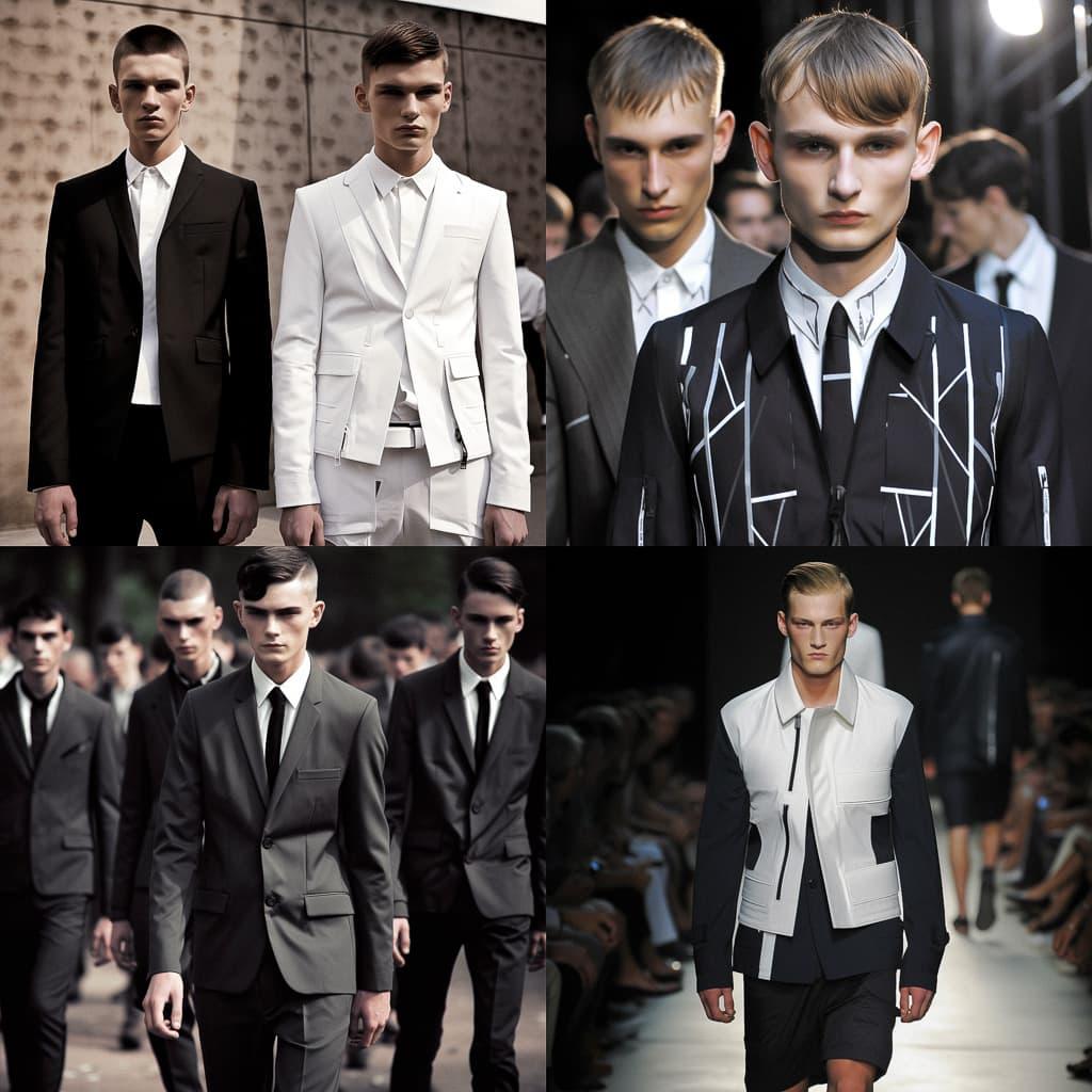 Kris Van Assche style, Midjourney V5, render 1 of 4