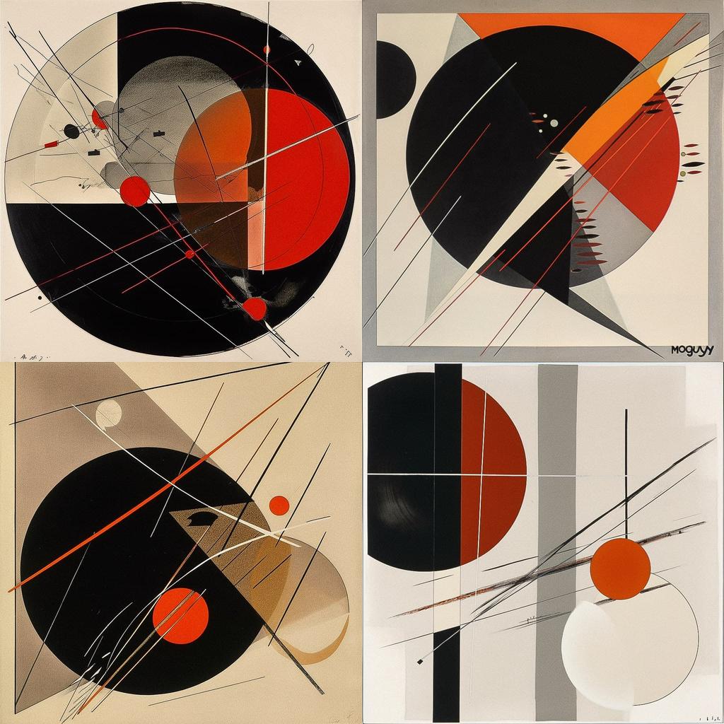 Laszlo Moholy-Nagy style, Midjourney V5, render 1 of 4