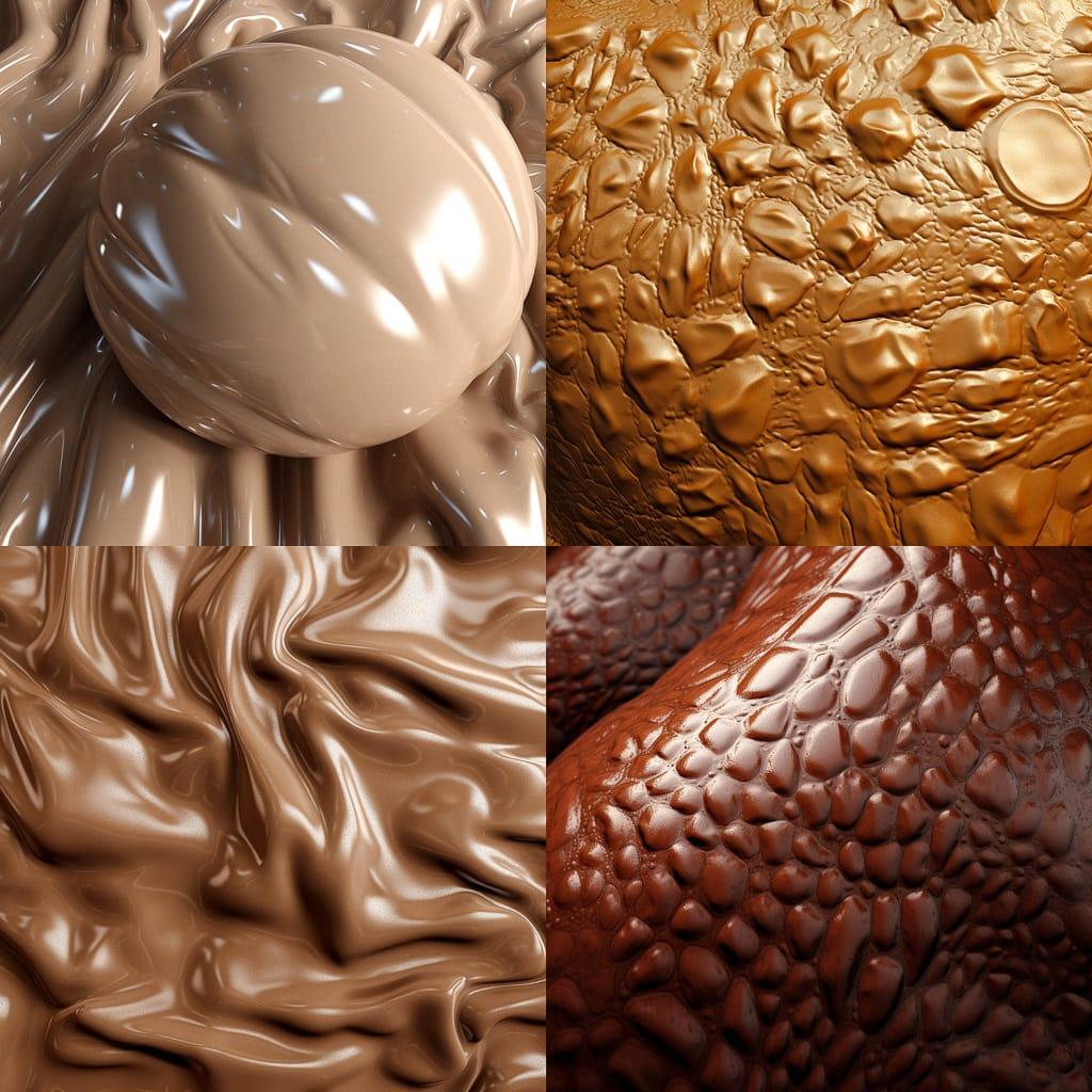 Latex texture style, Midjourney V5, render 1 of 4