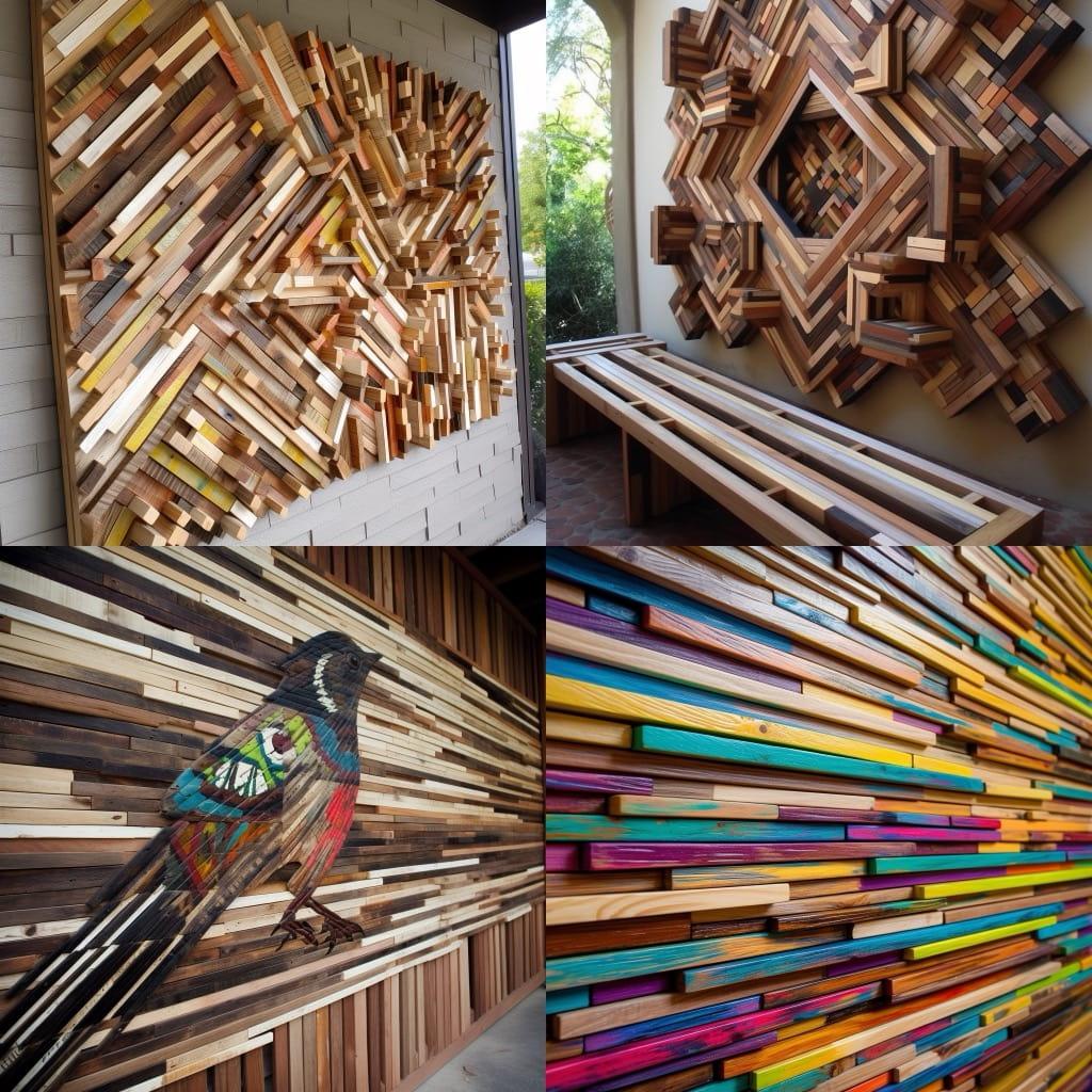 Lath art style, Midjourney V5, render 1 of 4