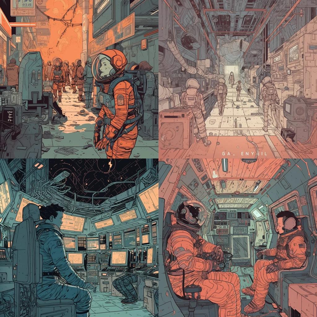 Laurie Greasley style, Midjourney V5, render 1 of 4
