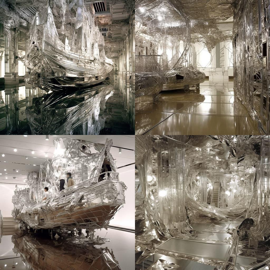 Lee Bul style, Midjourney V5, render 1 of 4