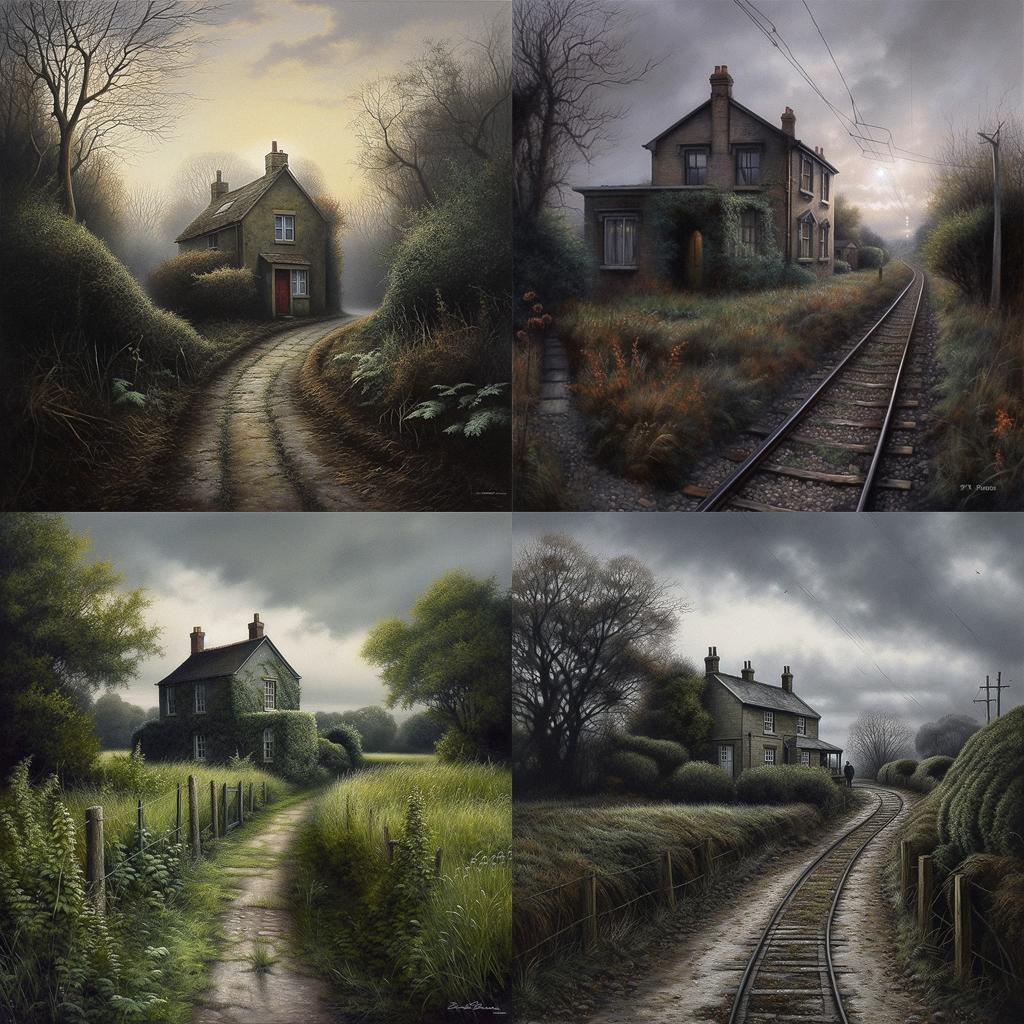 Lee Madgwick style, Midjourney V5, render 1 of 4