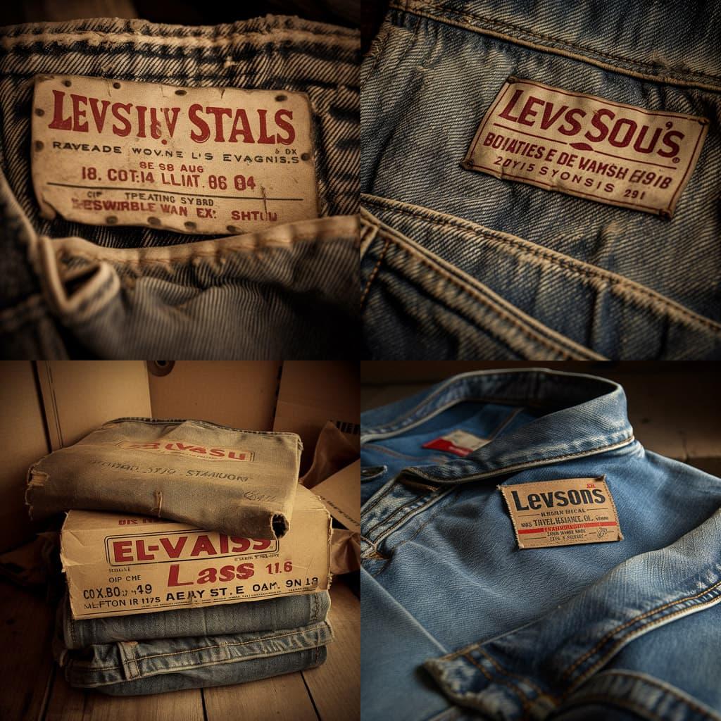 Levi Strauss style, Midjourney V5, render 1 of 4