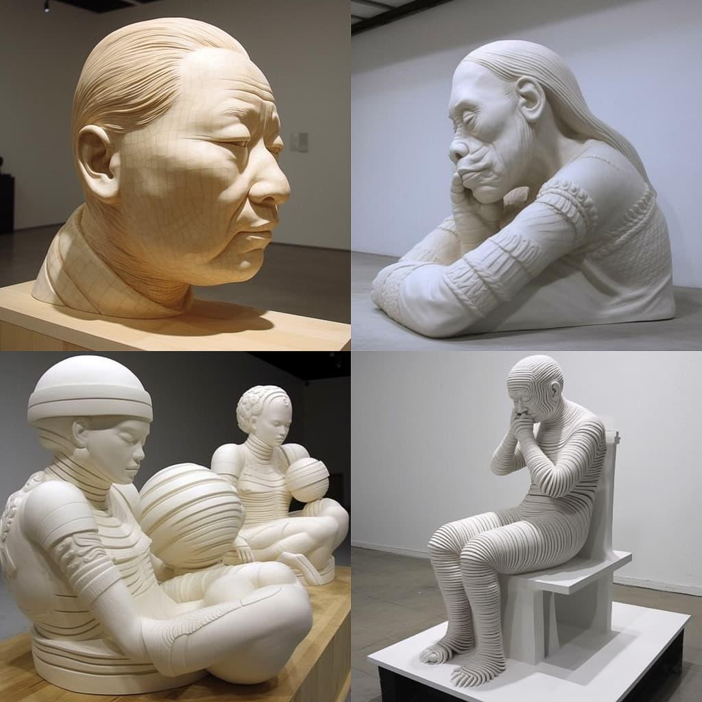 Li Hongbo style, Midjourney V5, render 1 of 4