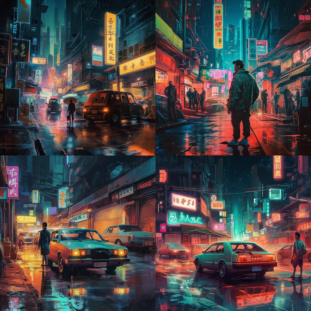 Liam Wong style, Midjourney V5, render 1 of 4