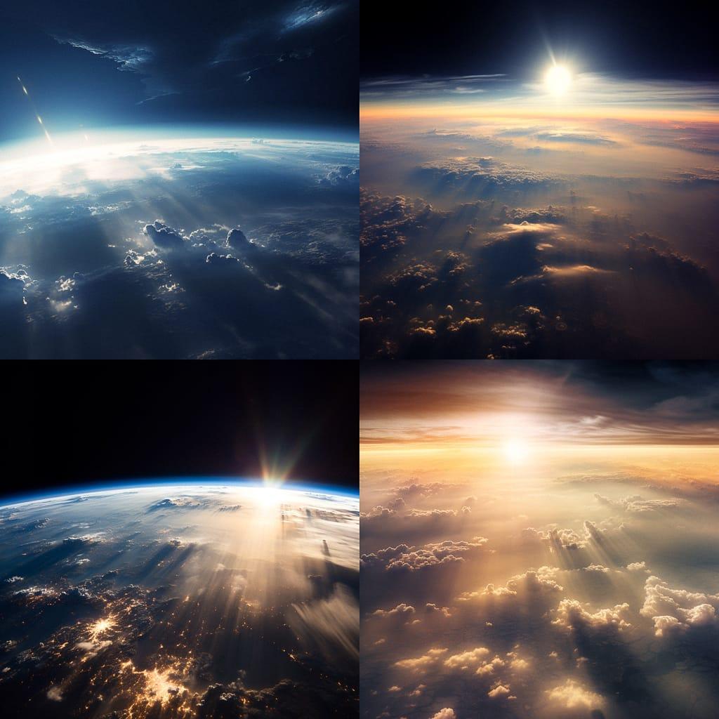 Light atmosphere style, Midjourney V5, render 1 of 4