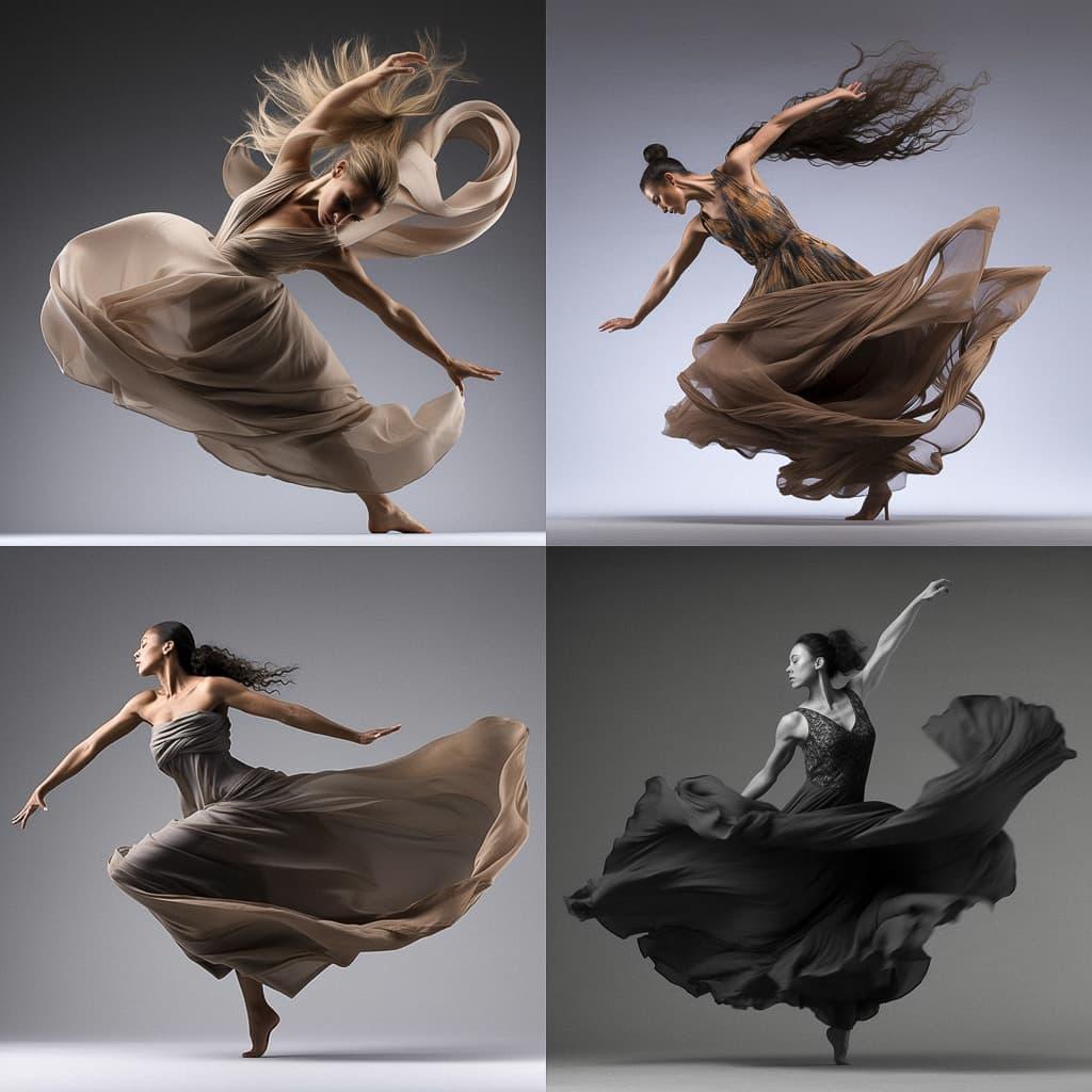Lois Greenfield style, Midjourney V5, render 1 of 4