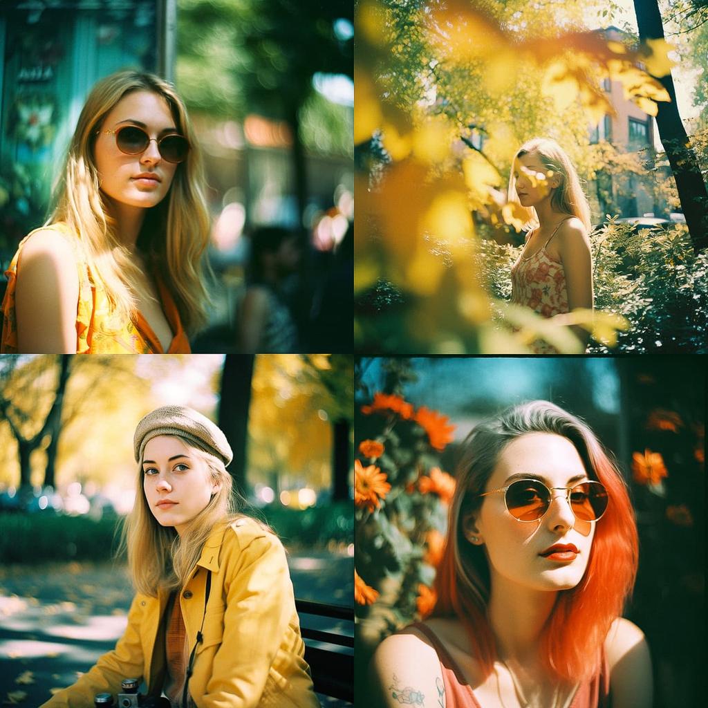 Lomography Color 100 style, Midjourney V5, render 1 of 4