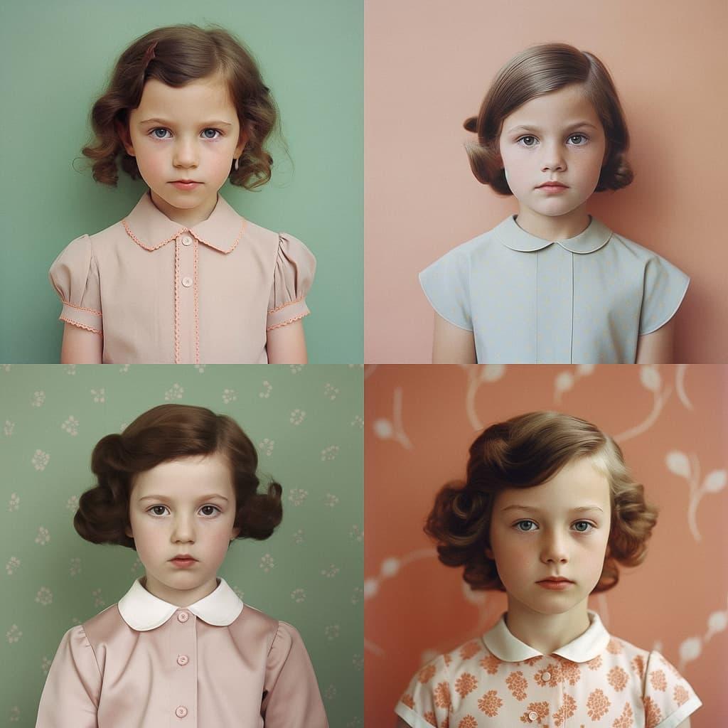Loretta Lux style, Midjourney V5, render 1 of 4