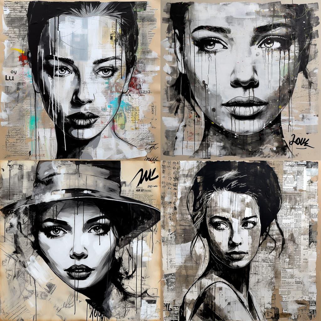 Loui Jover style, Midjourney V5, render 1 of 4