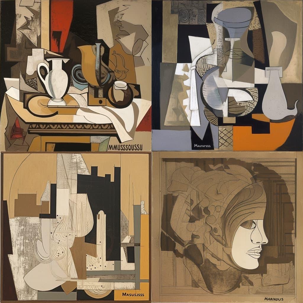 Louis Marcoussis style, Midjourney V5, render 1 of 4