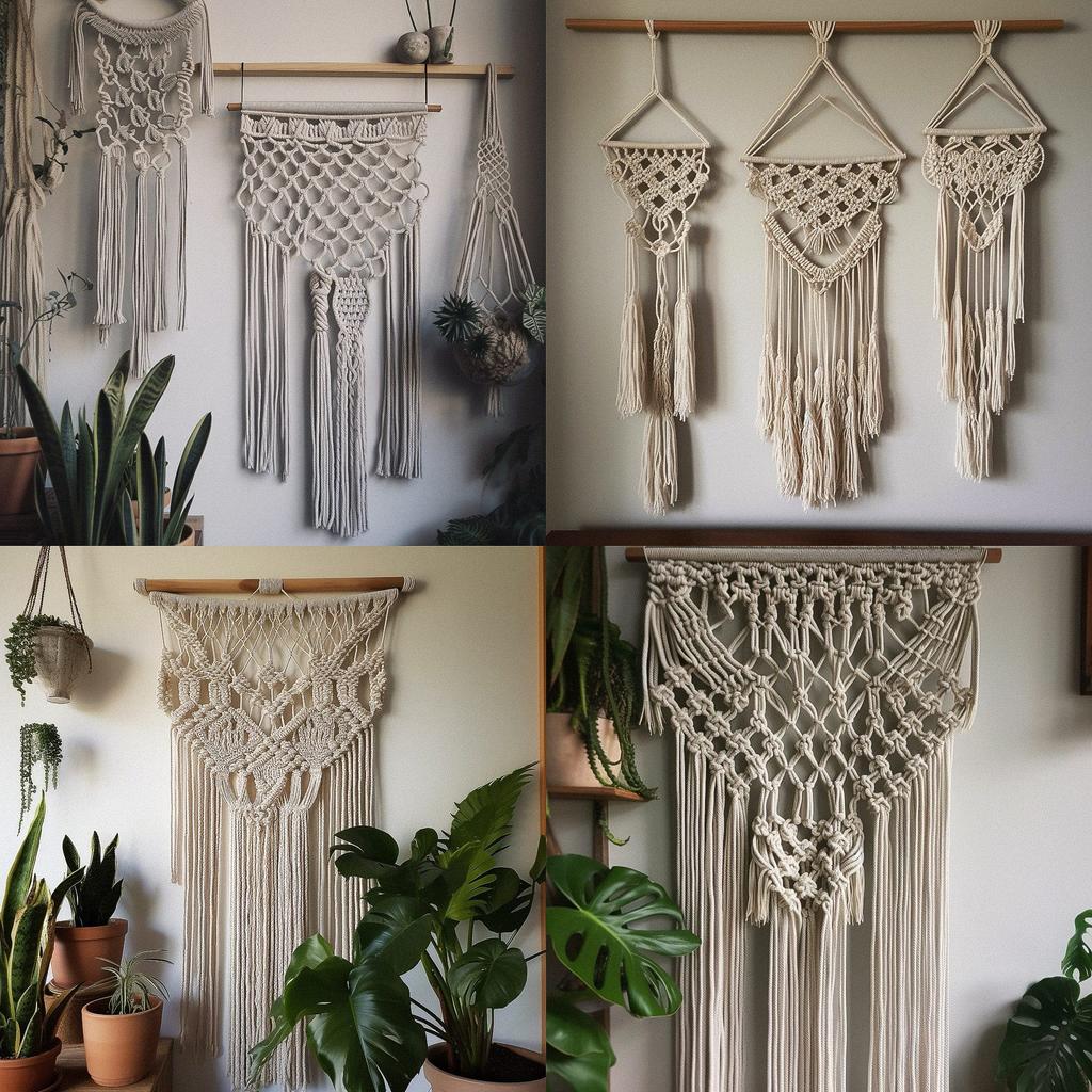 Macrame style, Midjourney V5, render 1 of 4