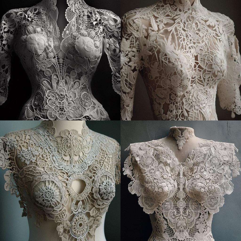 Made of lace style, Midjourney V5, render 1 of 4