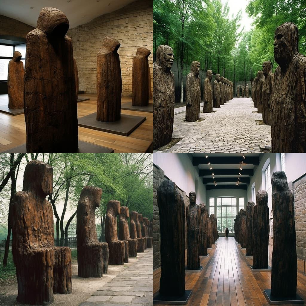 Magdalena Abakanowicz style, Midjourney V5, render 1 of 4