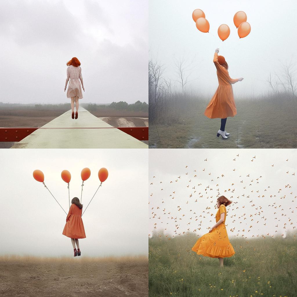 Maia Flore style, Midjourney V5, render 1 of 4
