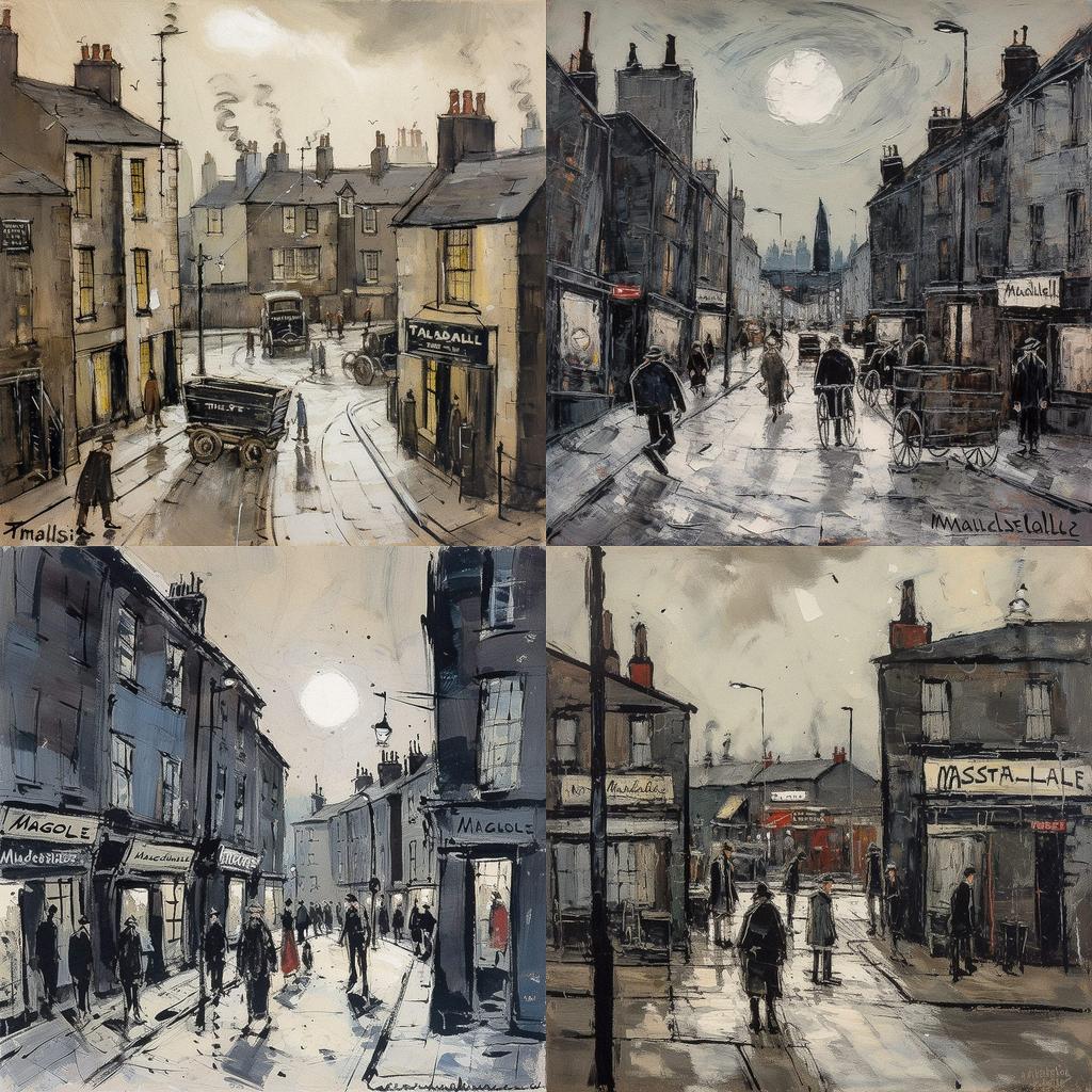 Malcolm Teasdale style, Midjourney V5, render 1 of 4