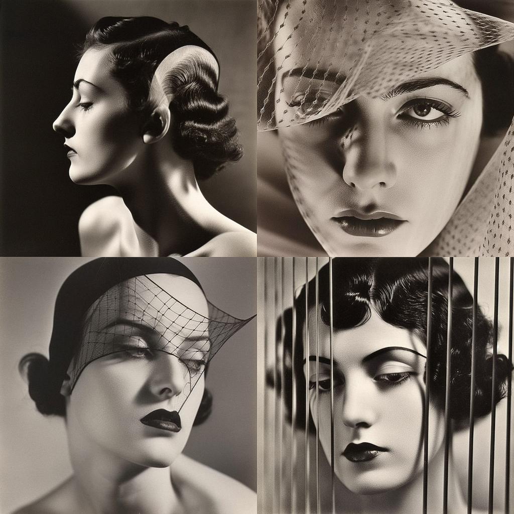 Man Ray style, Midjourney V5, render 1 of 4