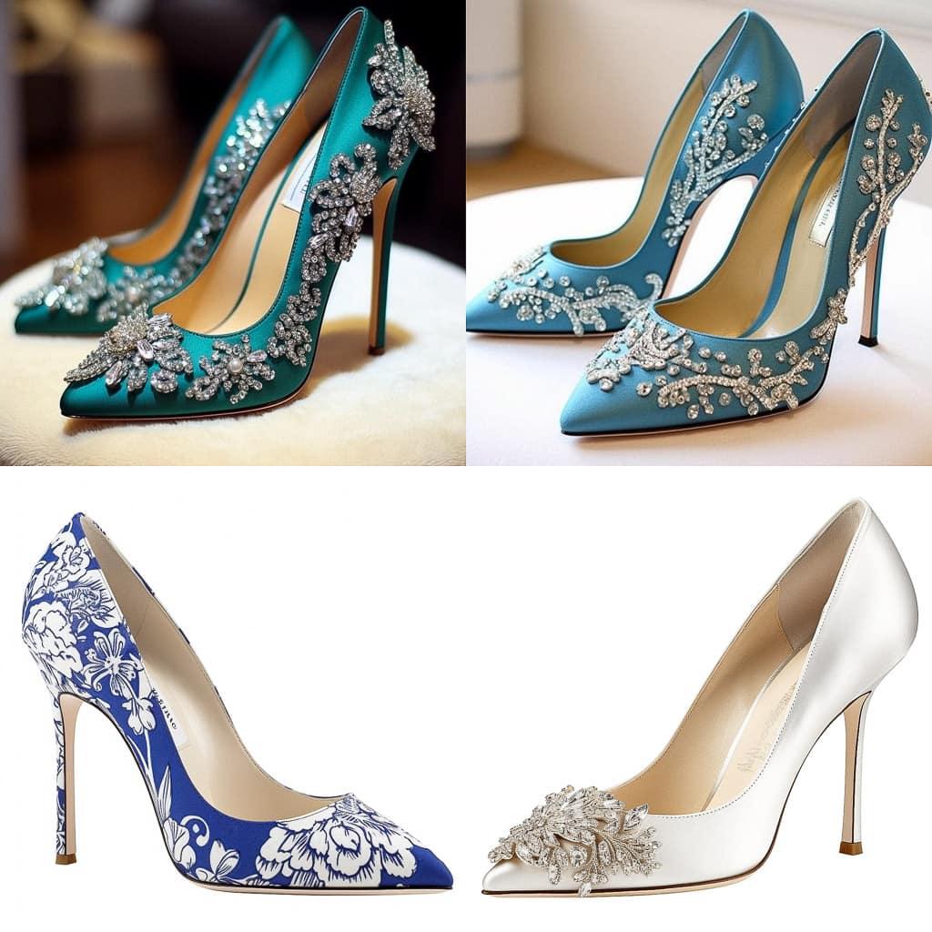 Manolo Blahnik style, Midjourney V5, render 1 of 4