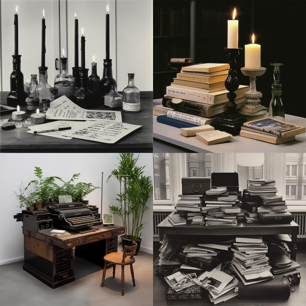 Marcel Broodthaers style, Midjourney V5, render 1 of 4